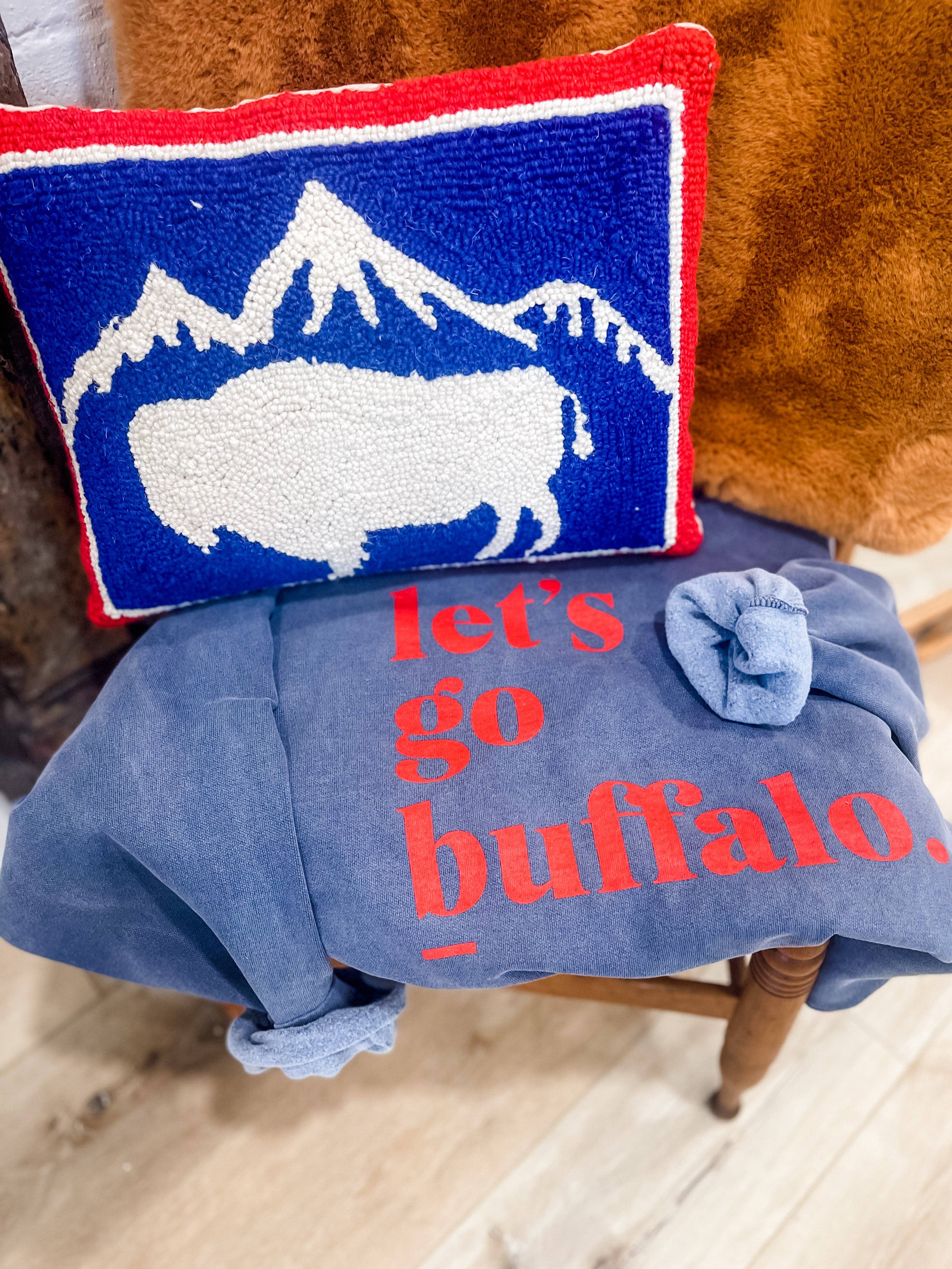 Pittsford MRKT – wholesale Graphic sweatshirt – Women’s – LET’S GO BUFFALO CREW SWEATSHIRT3