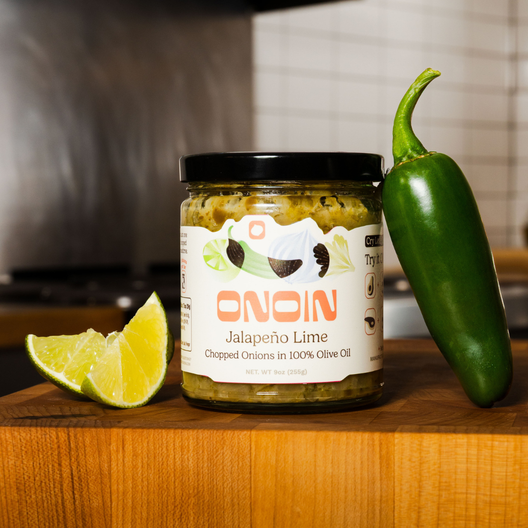 ONOIN - Wholesale Relish - Jalapeño Lime Chopped Onions - Gourmet Condiment & Sauce1