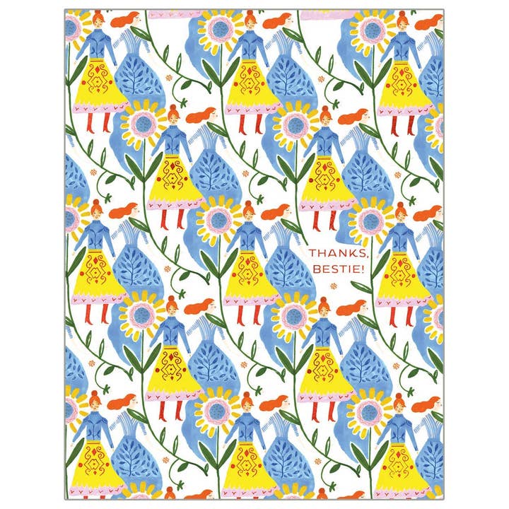 Sunflowers - Thank You Bookmark Card for wholesale by On The Bright Side