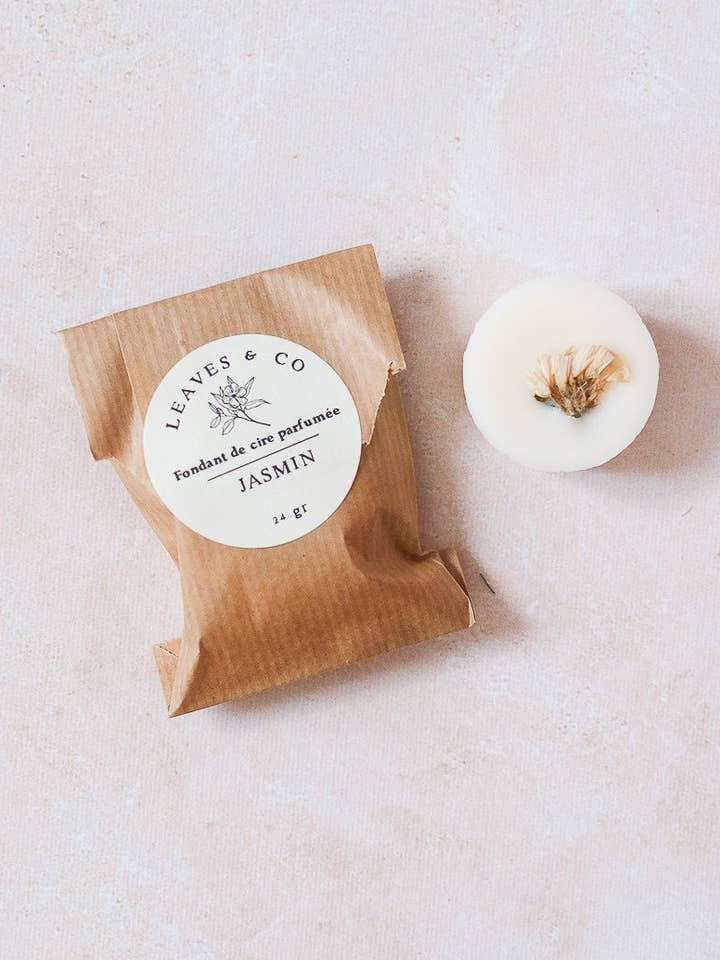 Cera derretida perfumada - Jazmín para venta al por mayor de Leaves & Co