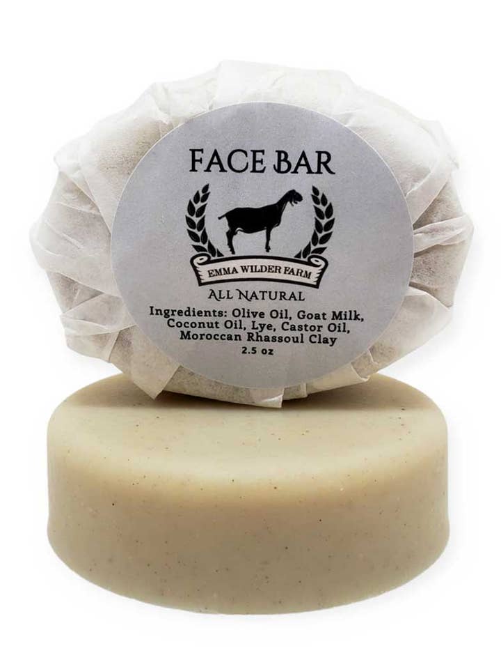All Natural Goat Milk Soap Face Bar for wholesale by Emma Wilder Farm
