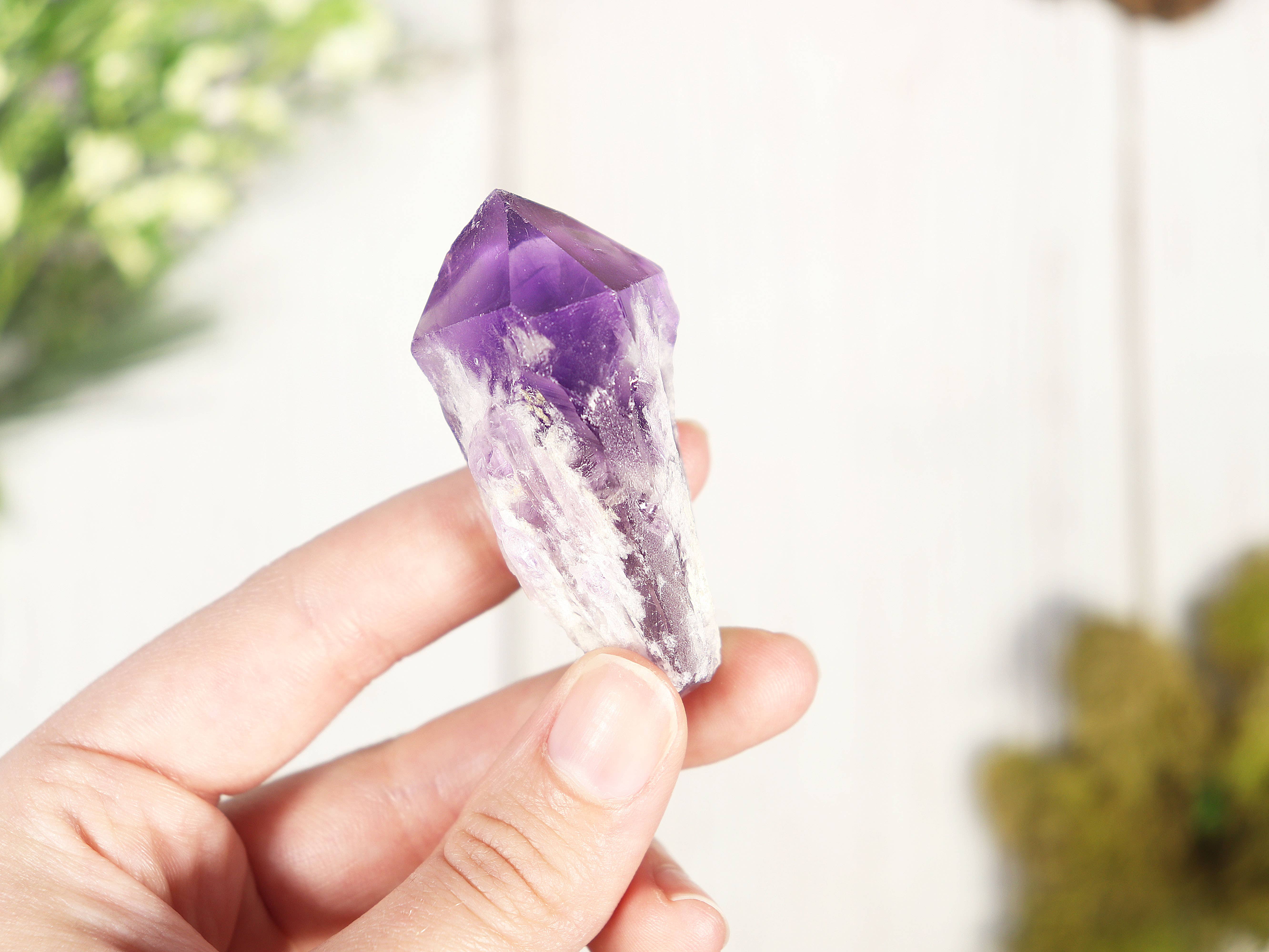Natures Artifacts Inc - Wholesale Spiritual Stone/Crystal - 1 lb Elestial Amethyst Points | Amethyst Crystal2