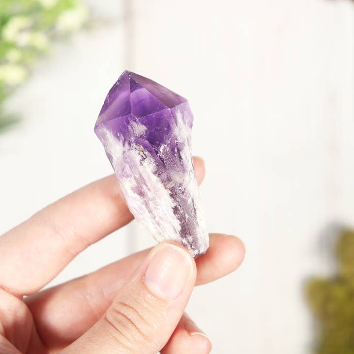 Natures Artifacts Inc - Wholesale Spiritual Stone/Crystal - 1 lb Elestial Amethyst Points | Amethyst Crystal2