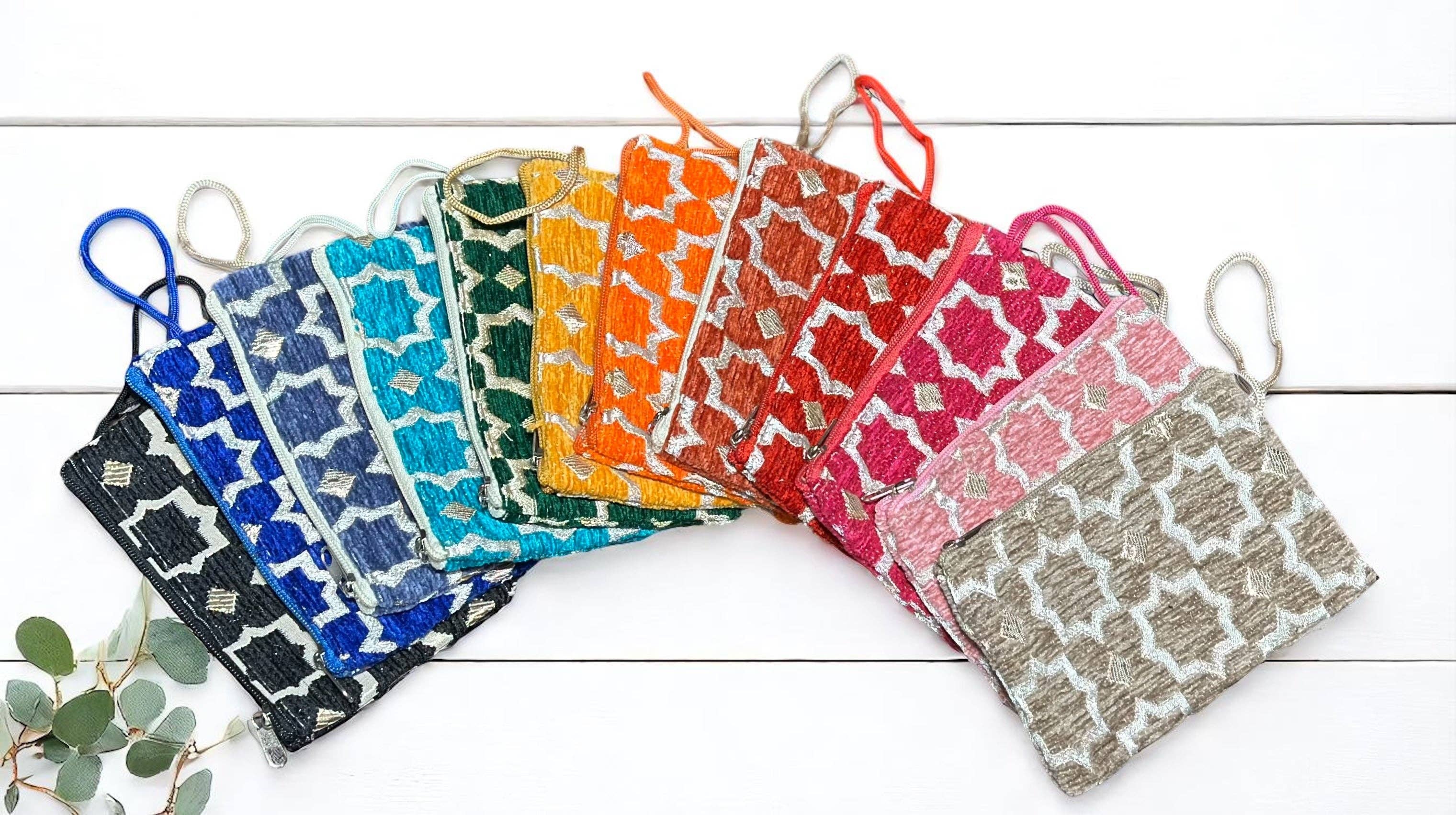 SOUK in the CITY – wholesale Pouch – Women’s – NAJM Medium Upcycled Pouch0