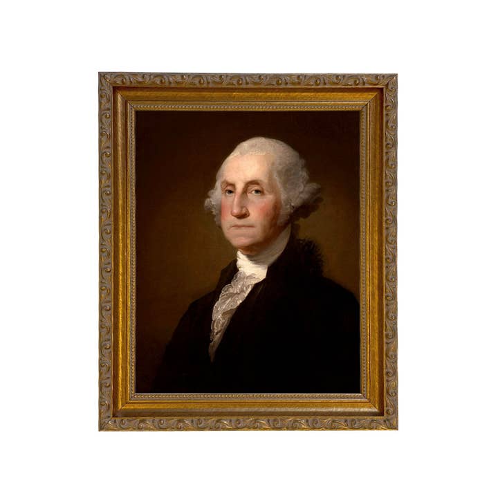 Madison Bay Co. - Historical Home Decor Reproductions – wholesale Konsttryck – George Washington av Gilbert Stuart Vintage Målning Tryck13