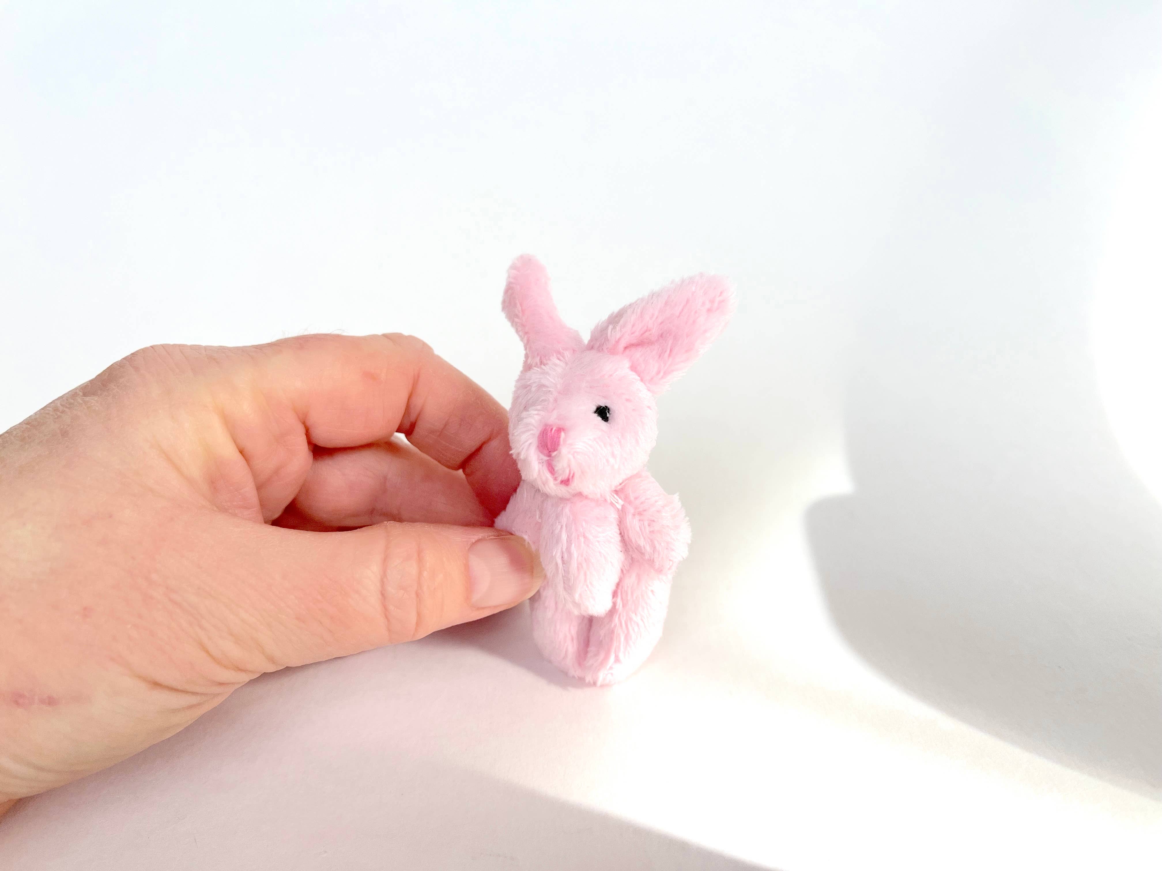 The Gifted Rat - Wholesale Stuffed/Plush Toy - Kids & Baby - Miniature Plush Bunny Rabbit Pink2