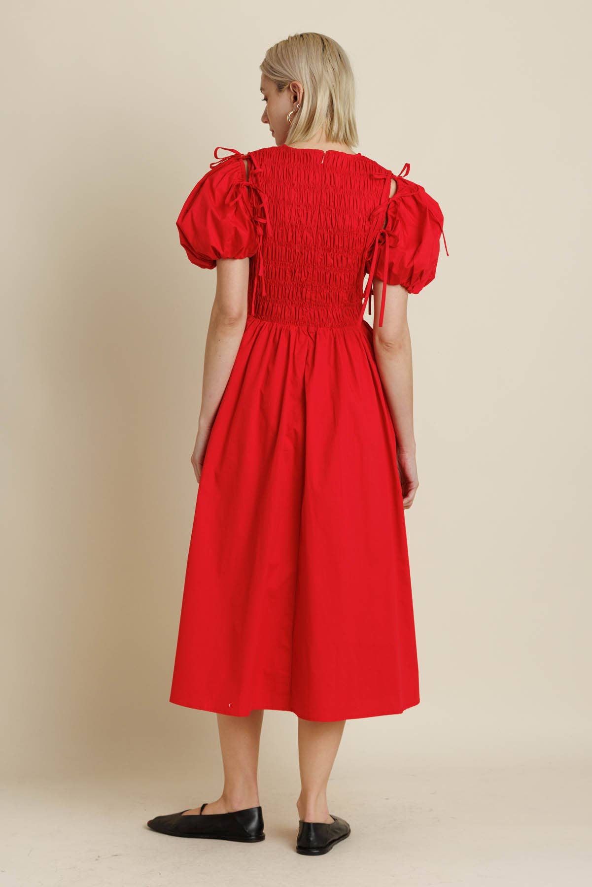 Aureum - Wholesale Dress - Women's - AD2157 - DETACHABLE SLV MIDI DRESS14