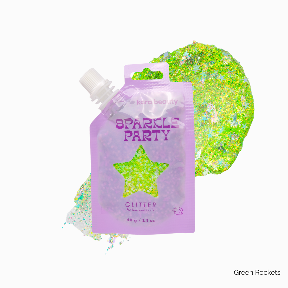 Kara Beauty - Wholesale Body Glitter/Shimmer - SPARKLE PARTY HAIR AND BODY GEL - SINGLE PACKS8