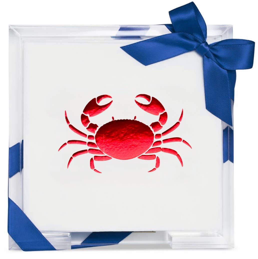 Lined Design - Wholesale Napkin Holder - Acrylic Summer Hostess Sets1