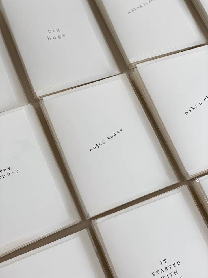 Aproveite Hoje - Cartão de Aniversário Carimbado à Mão por atacado de JOYEM