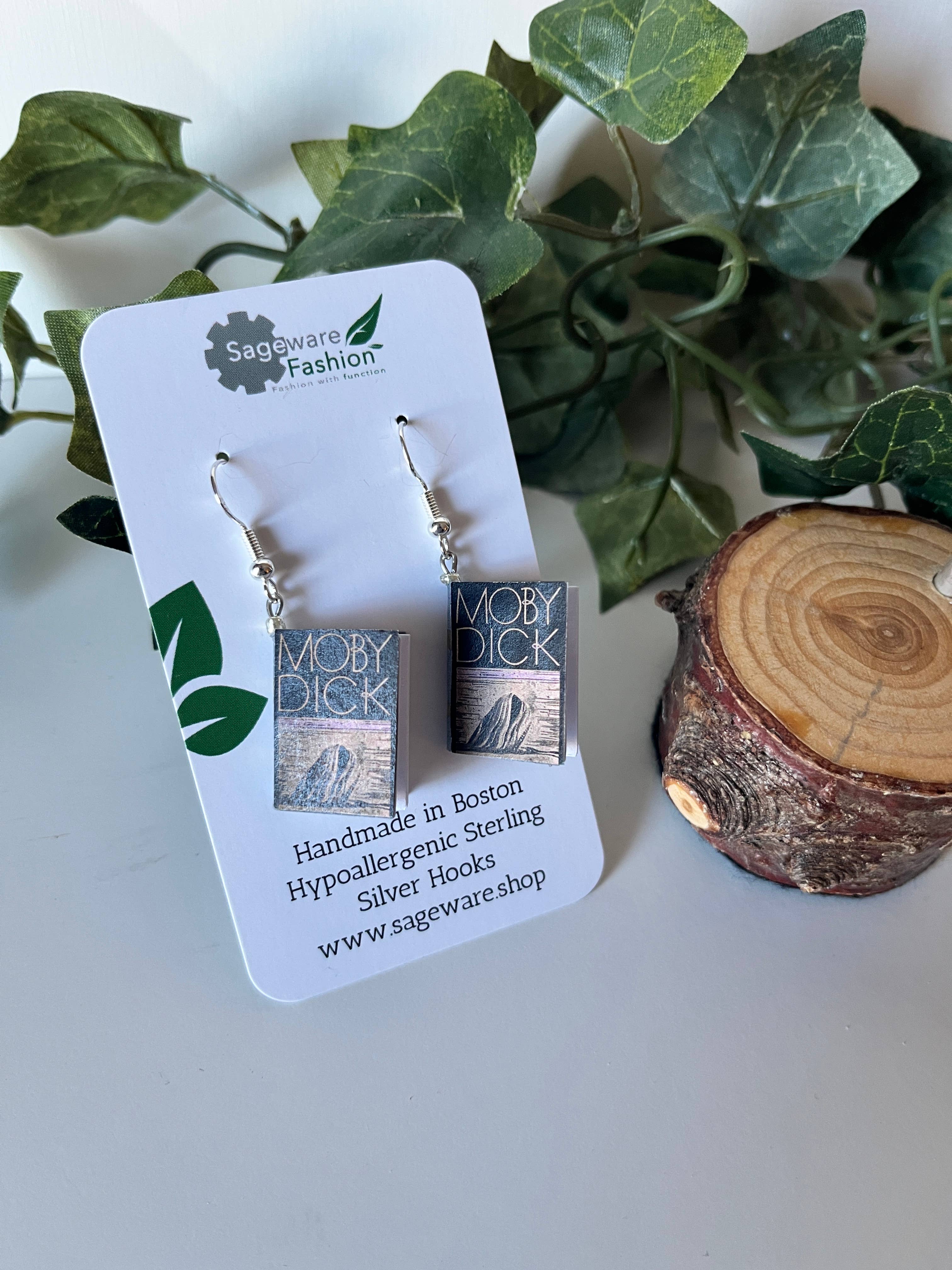 Sageware - Wholesale Dangle Earrings - Mini Book Earrings12