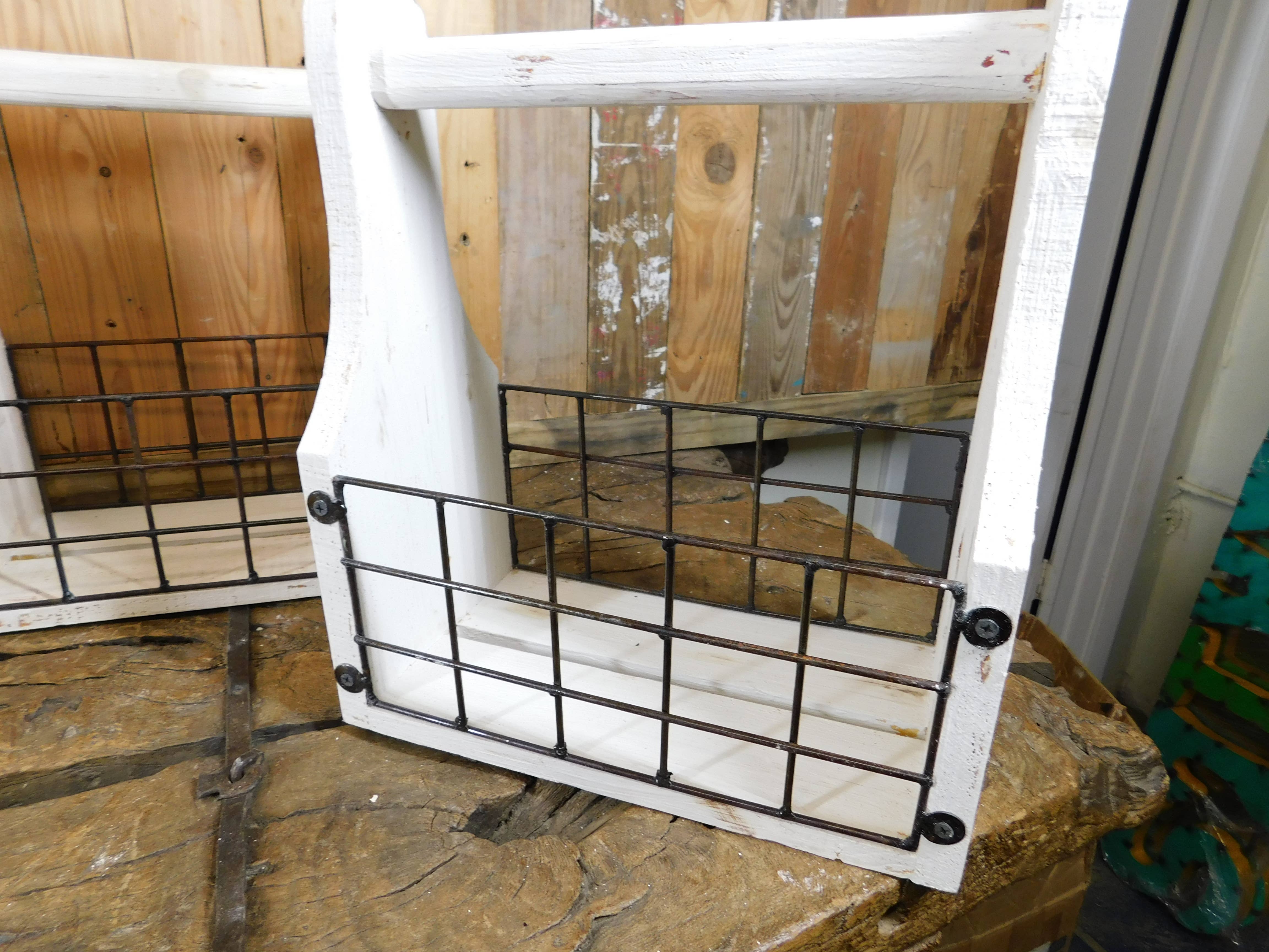 My Amigos Imports - Wholesale Magazine Rack - White Hill Magazine Holder-ER-Tray-WH-7Wx13Lx14H inch-White 1