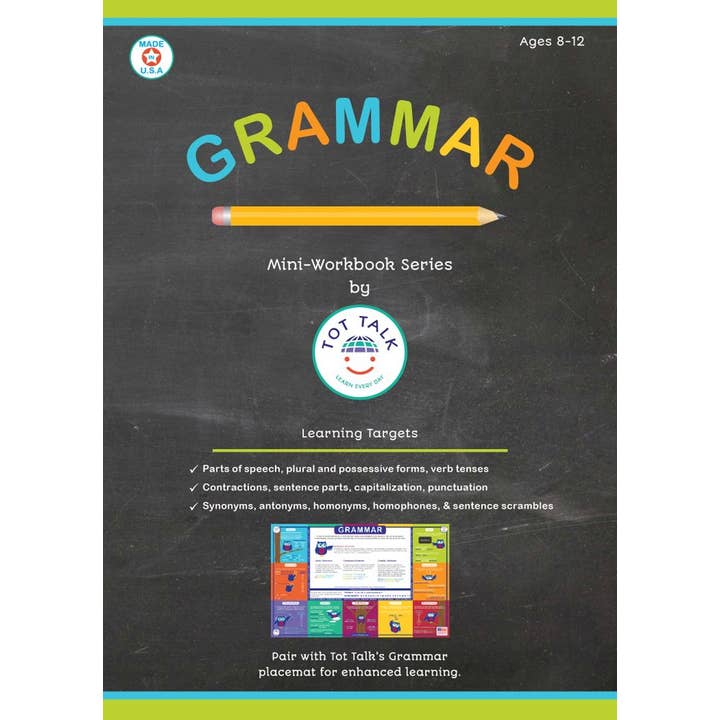 Mini cahier de grammaire pour la vente par Tot Talk, Inc.