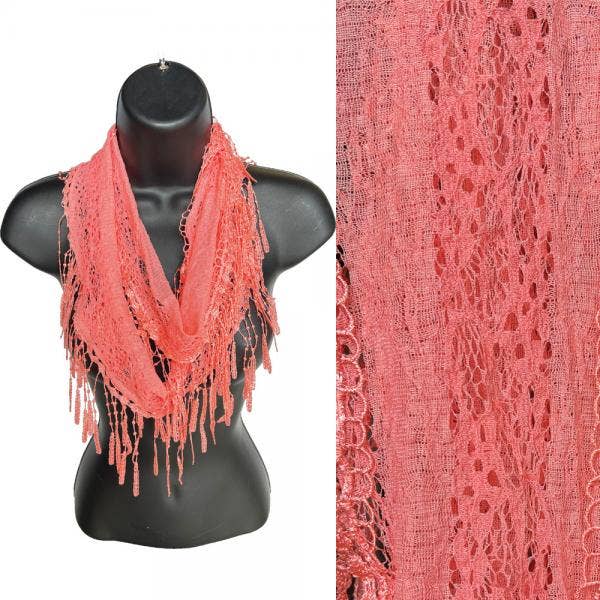 The Magic Scarf Company - Wholesale Sjaal - Dames - 7777 - Victoriaanse kanten overloopsjaals25