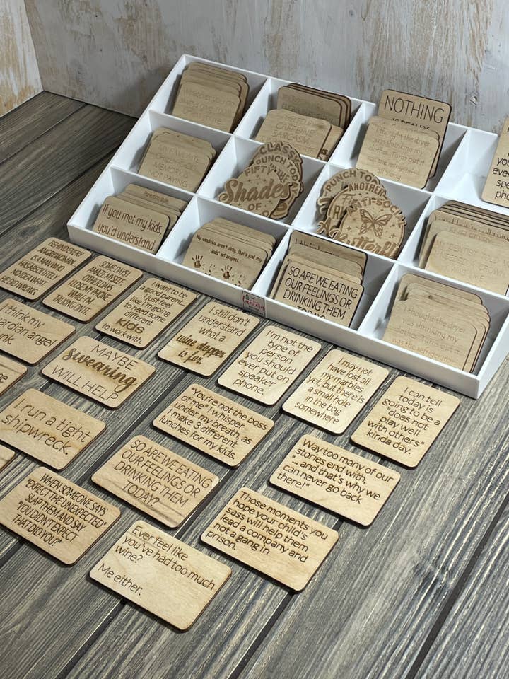 Snarky Wooden Magnets – The Perfect Touch of Sass for wholesale by The Lantern Boutique