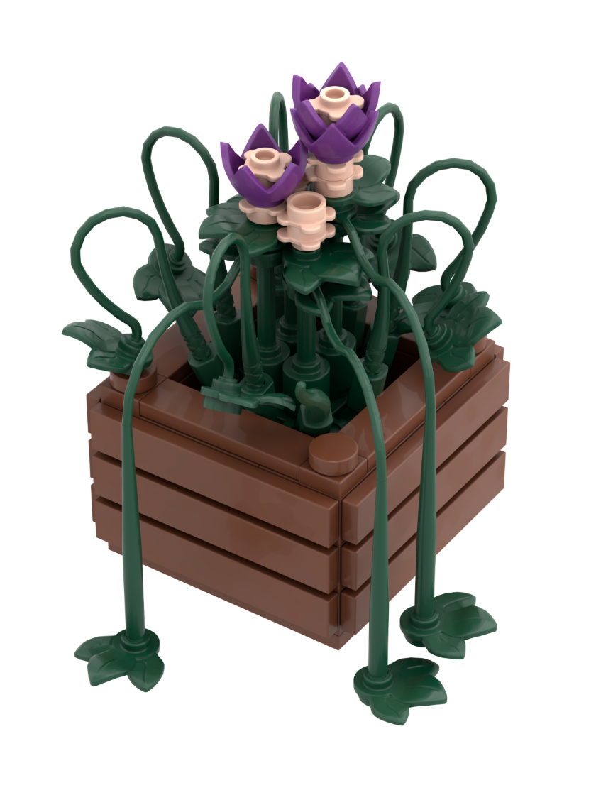 Brixies - Vendita all'ingrosso Set di costruzioni - Bambini - BRIXIES Plus Mini Fiore "Royal Blossom"0