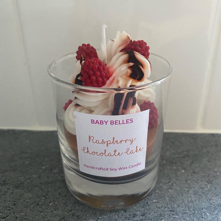 Raspberry Chocolate Cake for wholesale by Baby Belles Bouquet