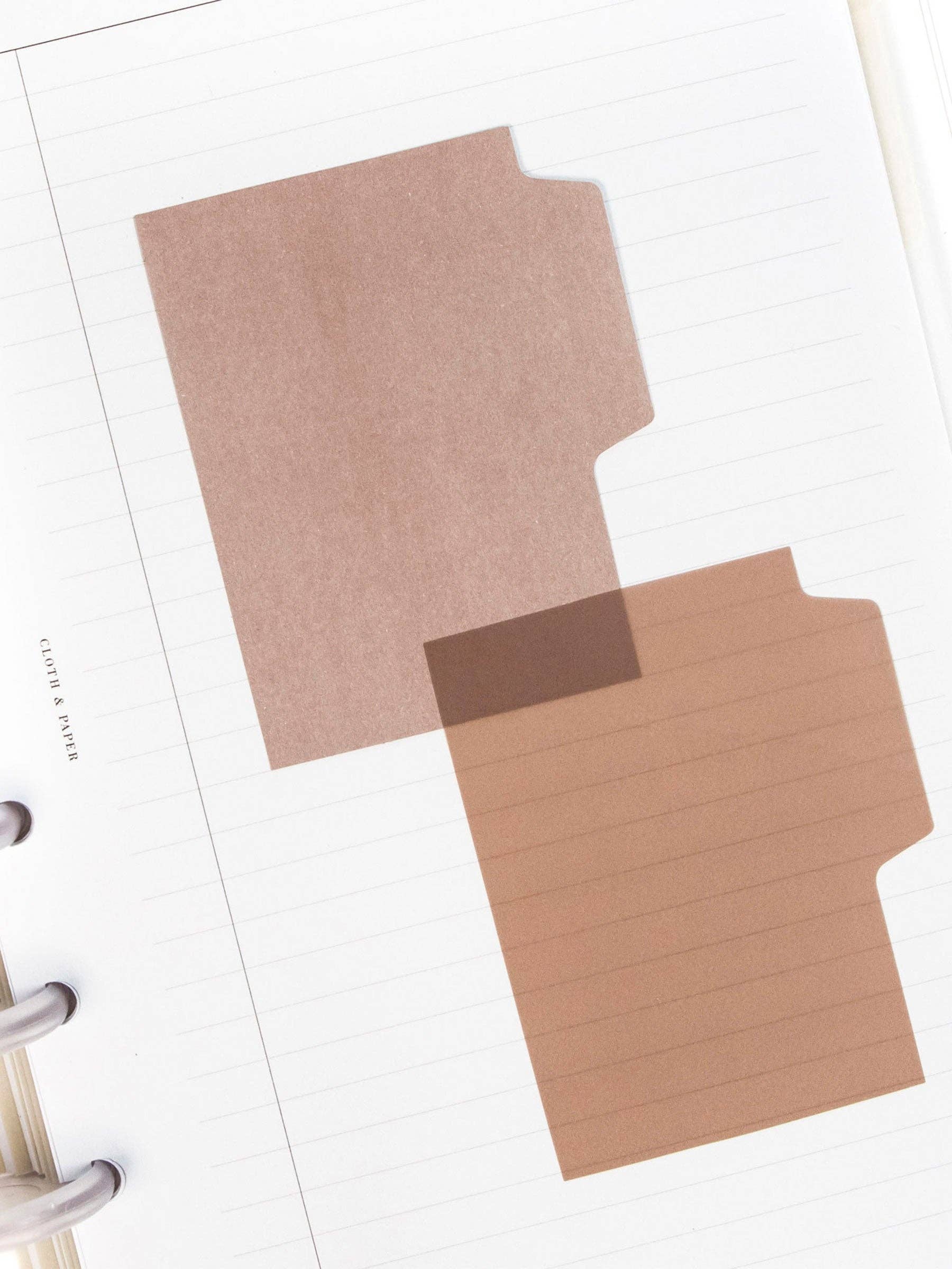 Cloth & Paper - Wholesale Sticky Notes - Blank Tab Sticky Note Set1