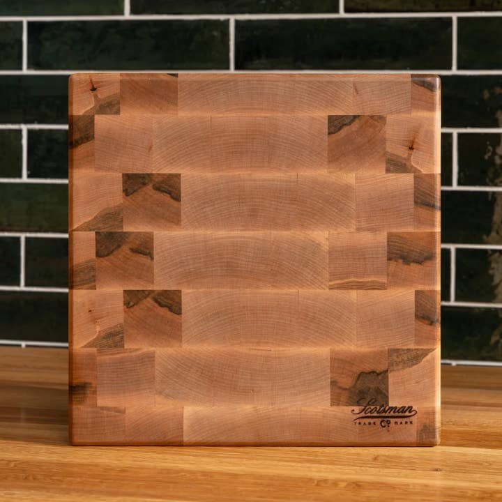 Laurel Mercantile - Wholesale Cutting Board - Maple End Grain Square Butcher Block4