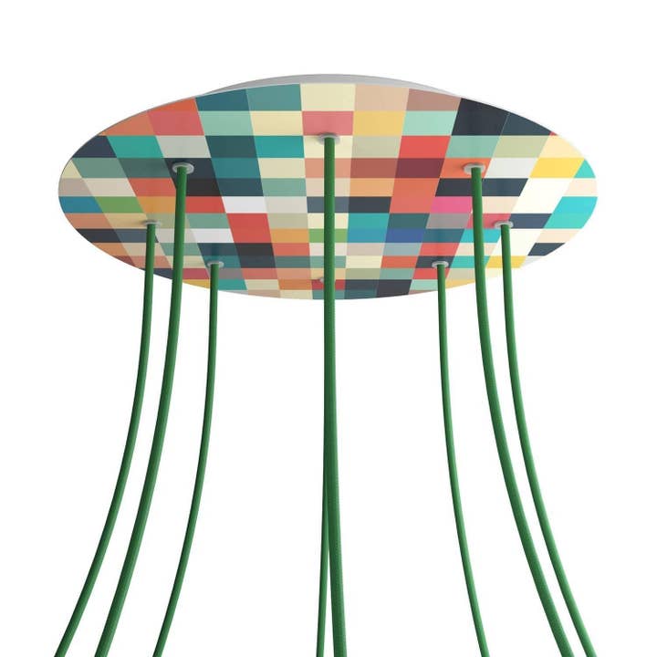 XXL Rose-One rosette, round, diameter 400 mm with 8 holes and 4 holes for wholesale by LIGHTINUP S.R.L.