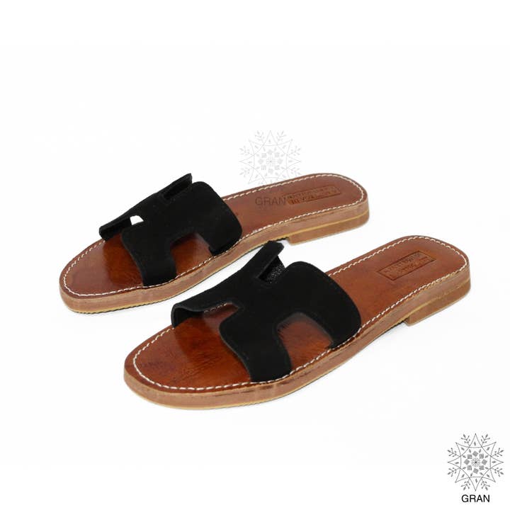 Gran Wholesale - Wholesale Sandals - Women's - Suede Leather Slipper, Handmade Leather Sandal Footwear.2