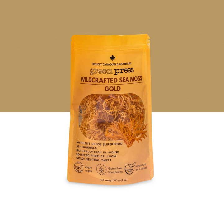 Wildcrafted Sea Moss Gold - 4 oz for wholesale by greenpress