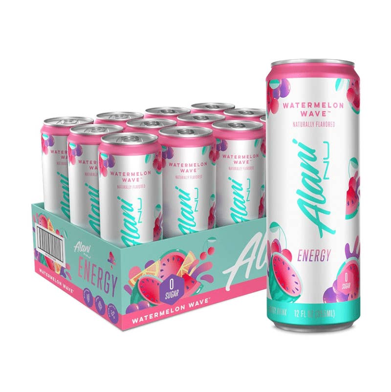 L&F Universal Goods - Wholesale Sports/Energy Drink - Alani Nu Energy - 12 Pk - 12 Oz - Watermelon Wave