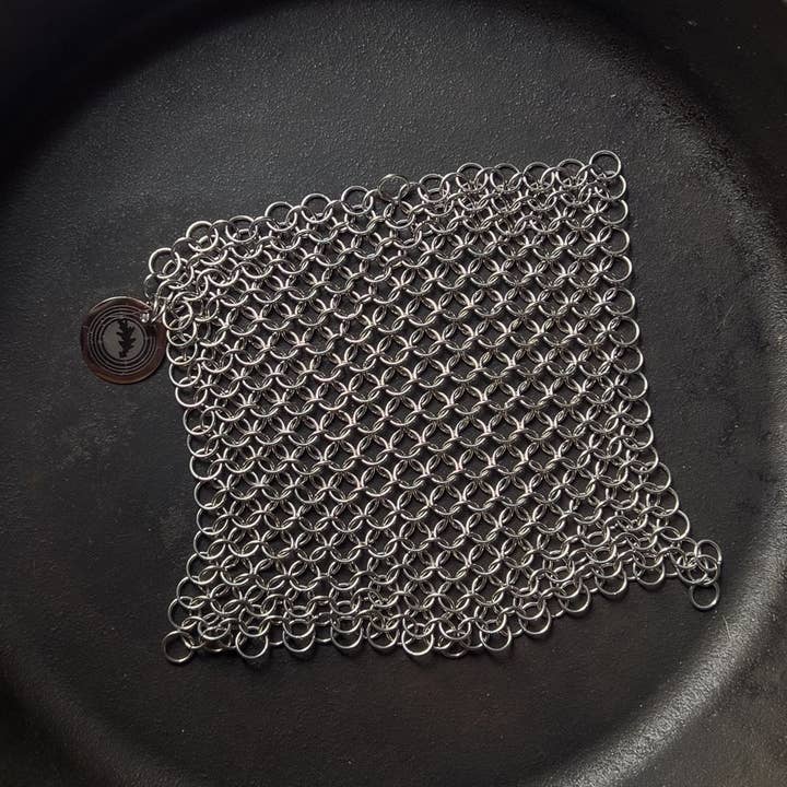 Dryad Cookery - Wholesale Cleaning Sponge - Chainmail scrubber for Cast Iron0