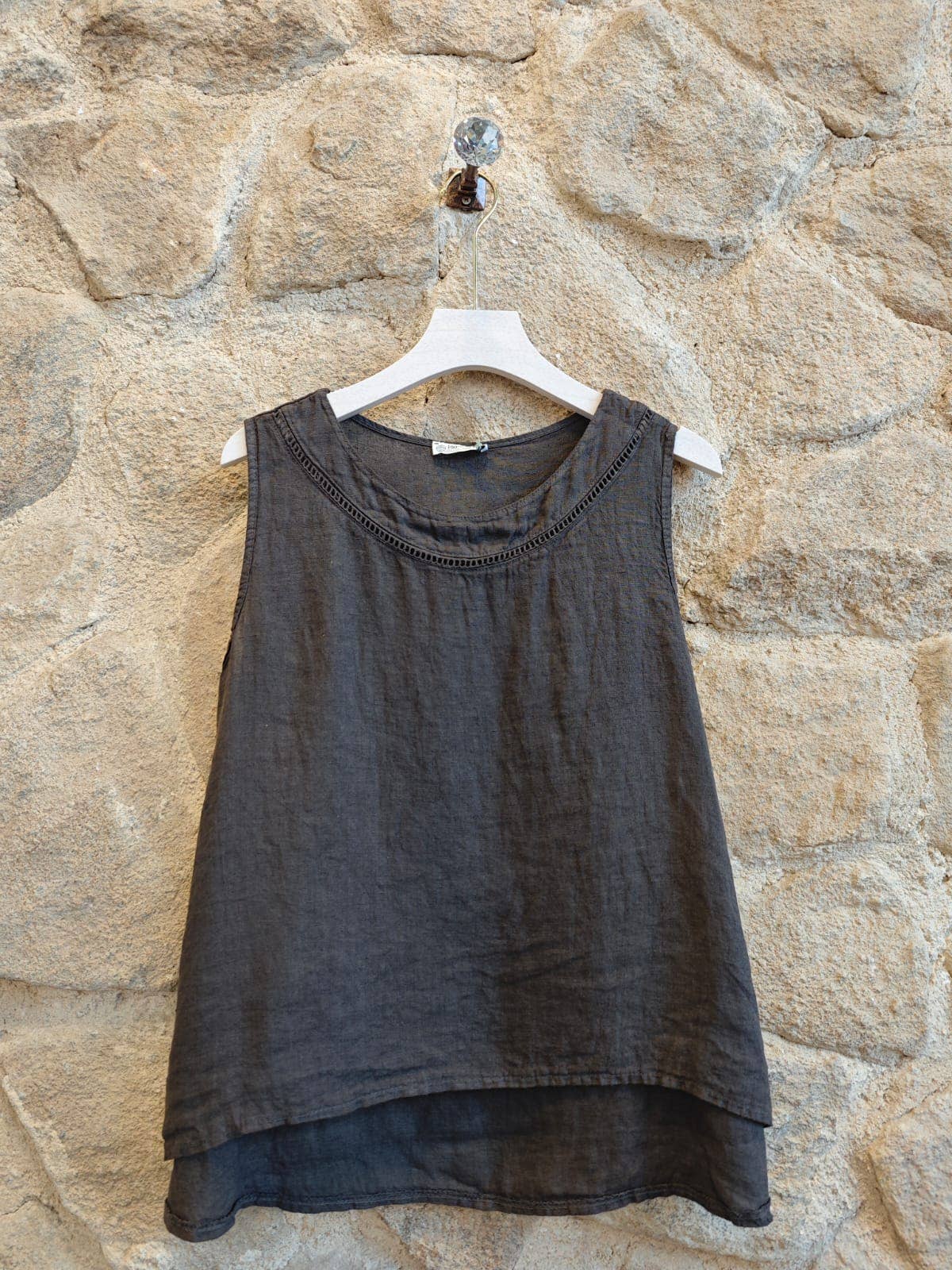 Linen & More - Wholesale T-Shirt - Women's - REF 17620 100% LINEN T-SHIRT1