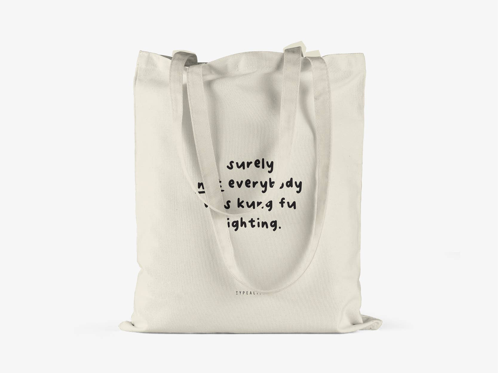 typealive - Wholesale Tote Bag - Unisex - cotton bag/Kung Fu Fighting2