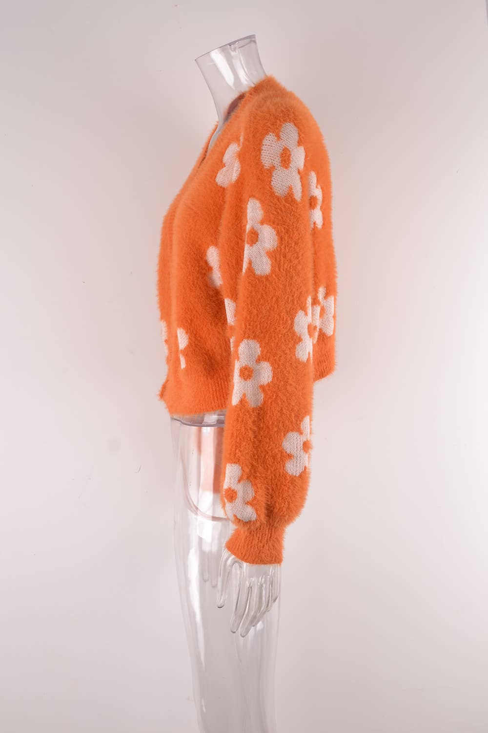 UNISHE – wholesale Cardigan – Women’s – Floral Knit Short Length Sweater Cardigans JYYS06420