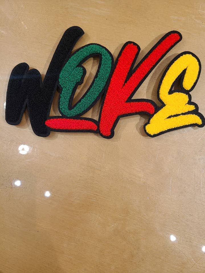 WoKE Patch Chenille Patch for wholesale by The Woke Brand