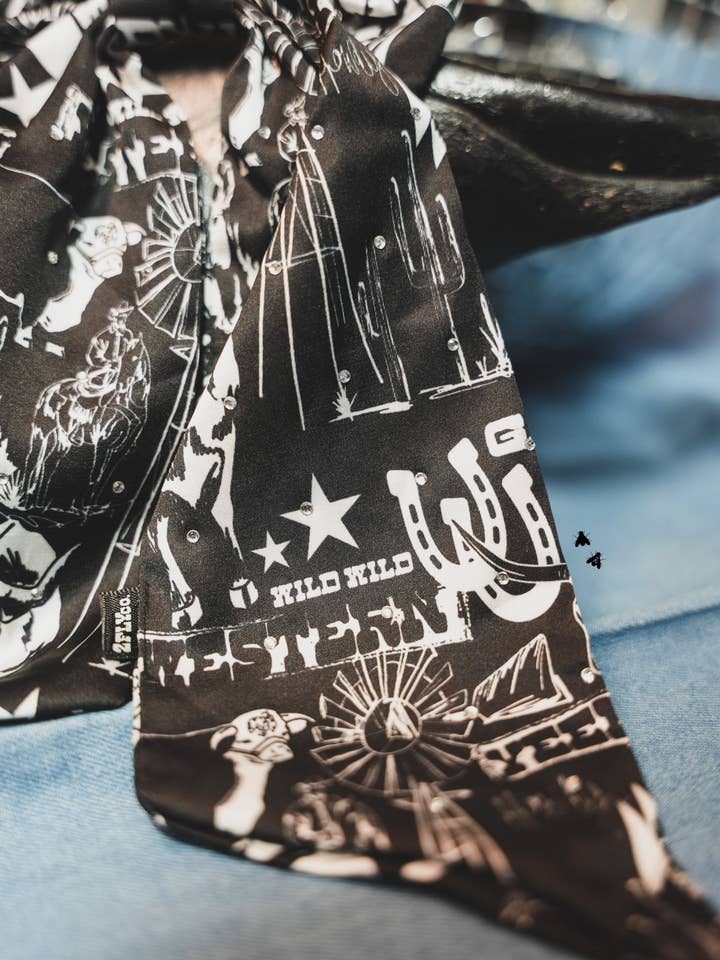 2 Fly Co - Wholesale Screen Printed T-Shirt - Women's - WESTERN PREP BOW *TEJAS THINGS8