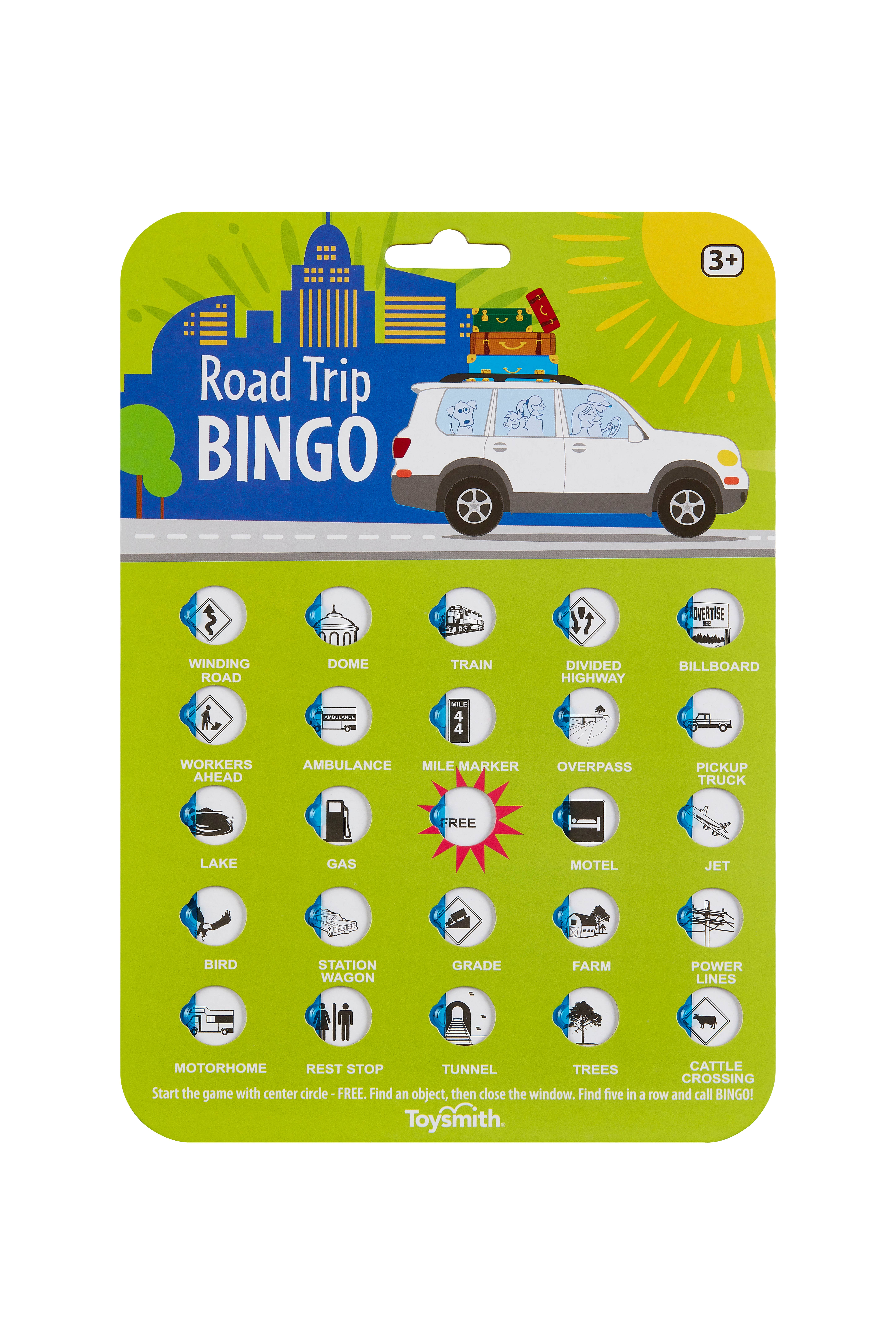 Toysmith - Wholesale Board Game - On the Way Games Road Trip Bingo, Travel Game7