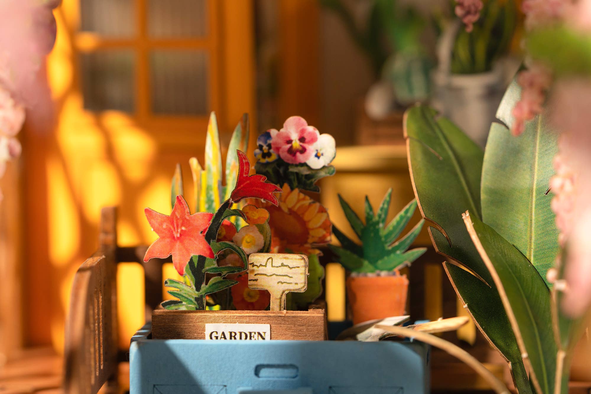 Hands Craft - Wholesale Puzzle - Kids - DIY Book Nook Kit: Garden House11