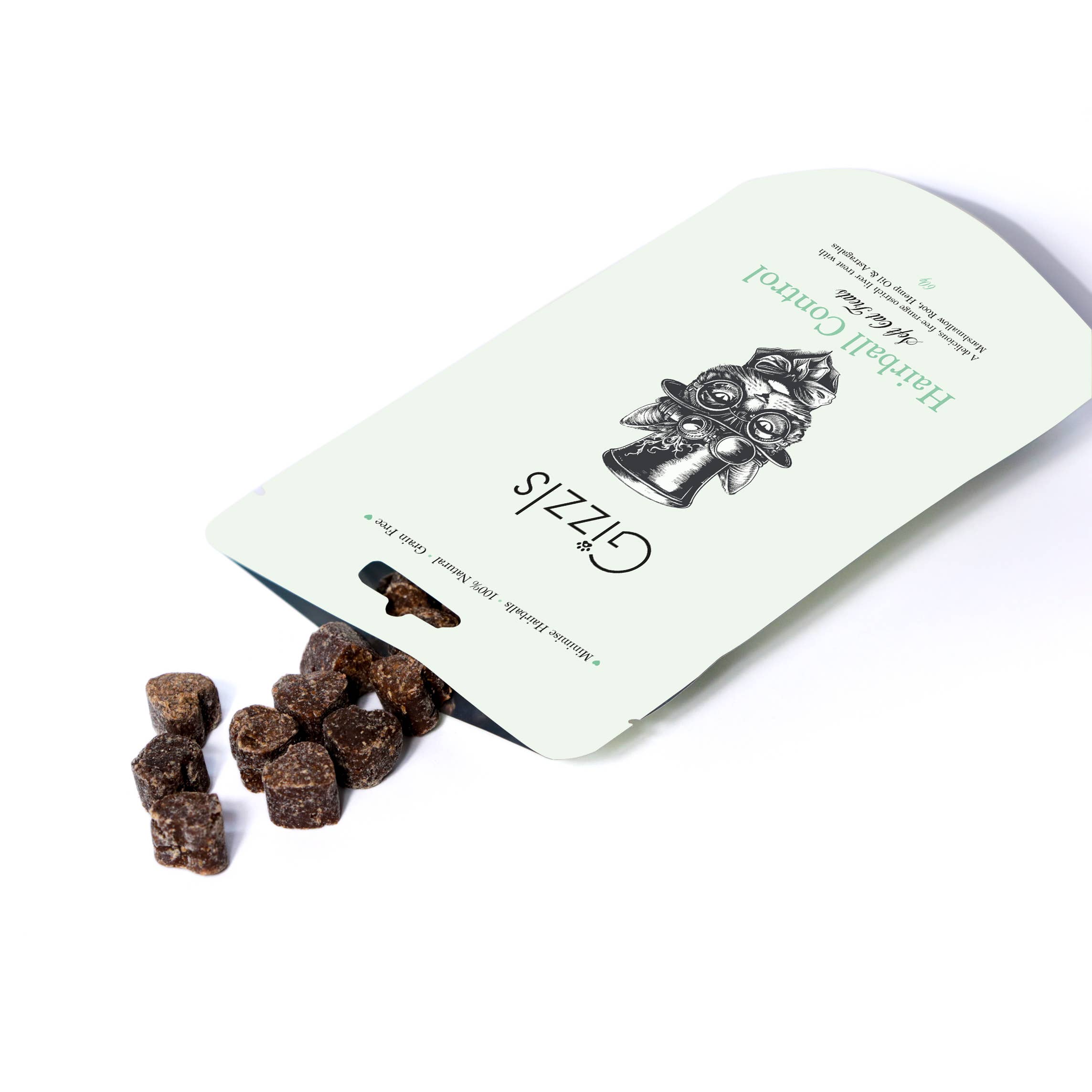 Gizzls – wholesale Pet treats – Cat – Hairball Control Soft Cat Treats1