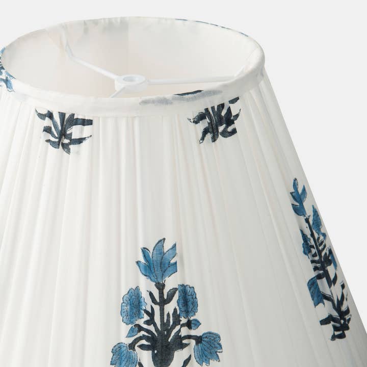 Mela Artisans - Wholesale Lamp Shade - Azure Blossom Lampshade3