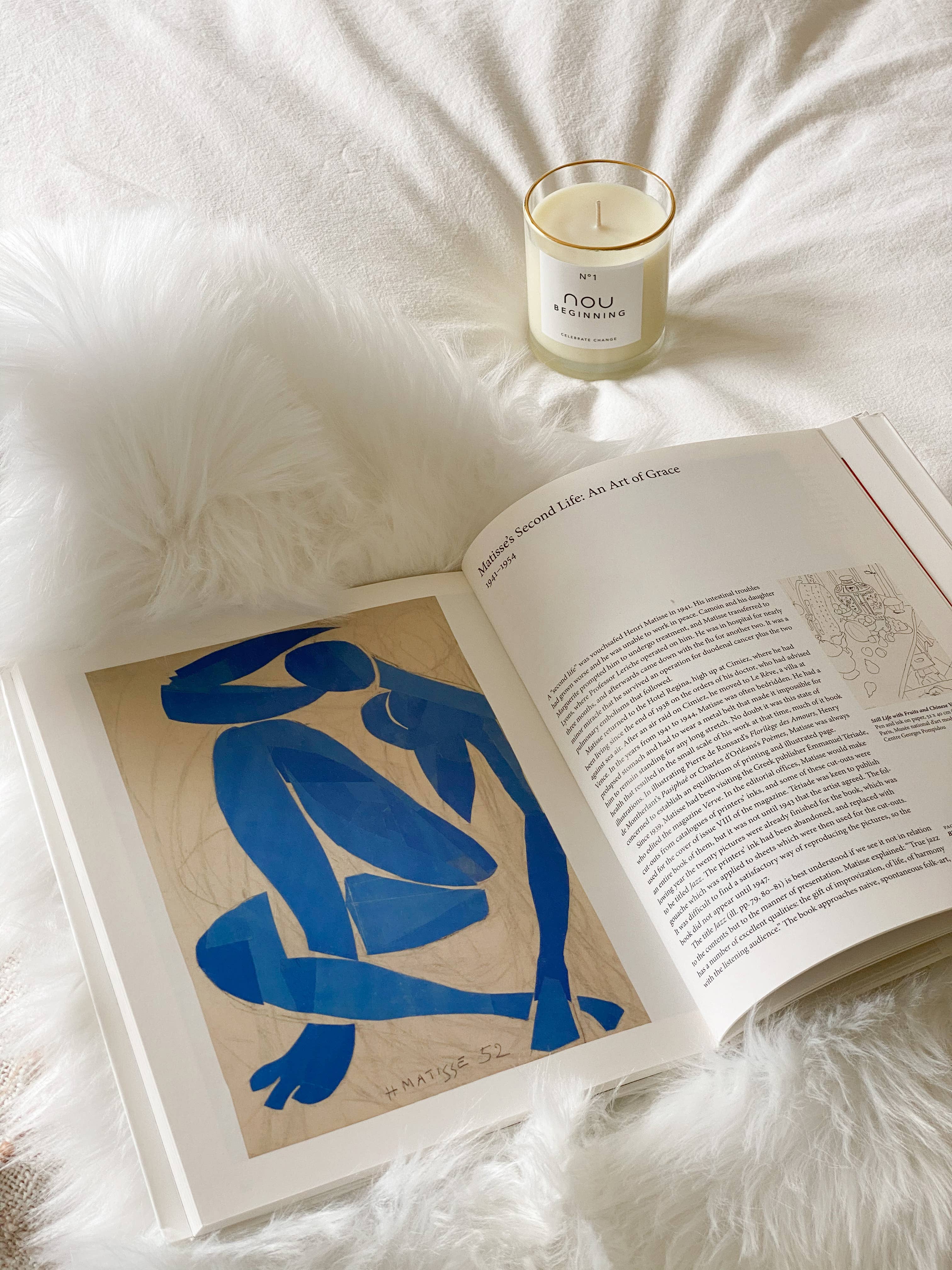 nou - Vente Bougie en bocal - Nou Beginning - Bougie minimaliste 8 oz1