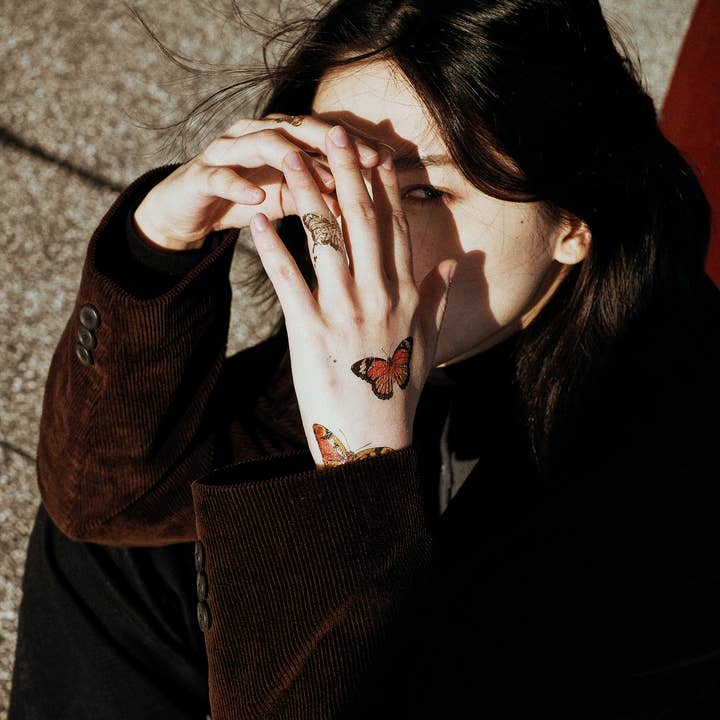 PAPERSELF - Venta al por mayor Tatuajes temporales - Adhesivos Tatuajes Temporales Mariposas