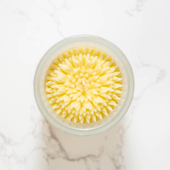 Multifaceted™ Artisan Candles - Wholesale Jar/Filled Candle - Dandelion Flower Candle, Eco-Friendly Candle -multiple sizes3