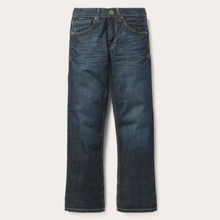 bleu Jeans Stetson 1312 Fit pour homme avec poche arrière découpée en vente sur Faire0