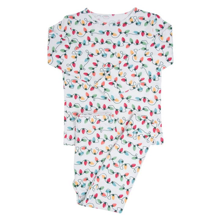 Big Kid Pajama - Holiday Lights for wholesale on Faire
