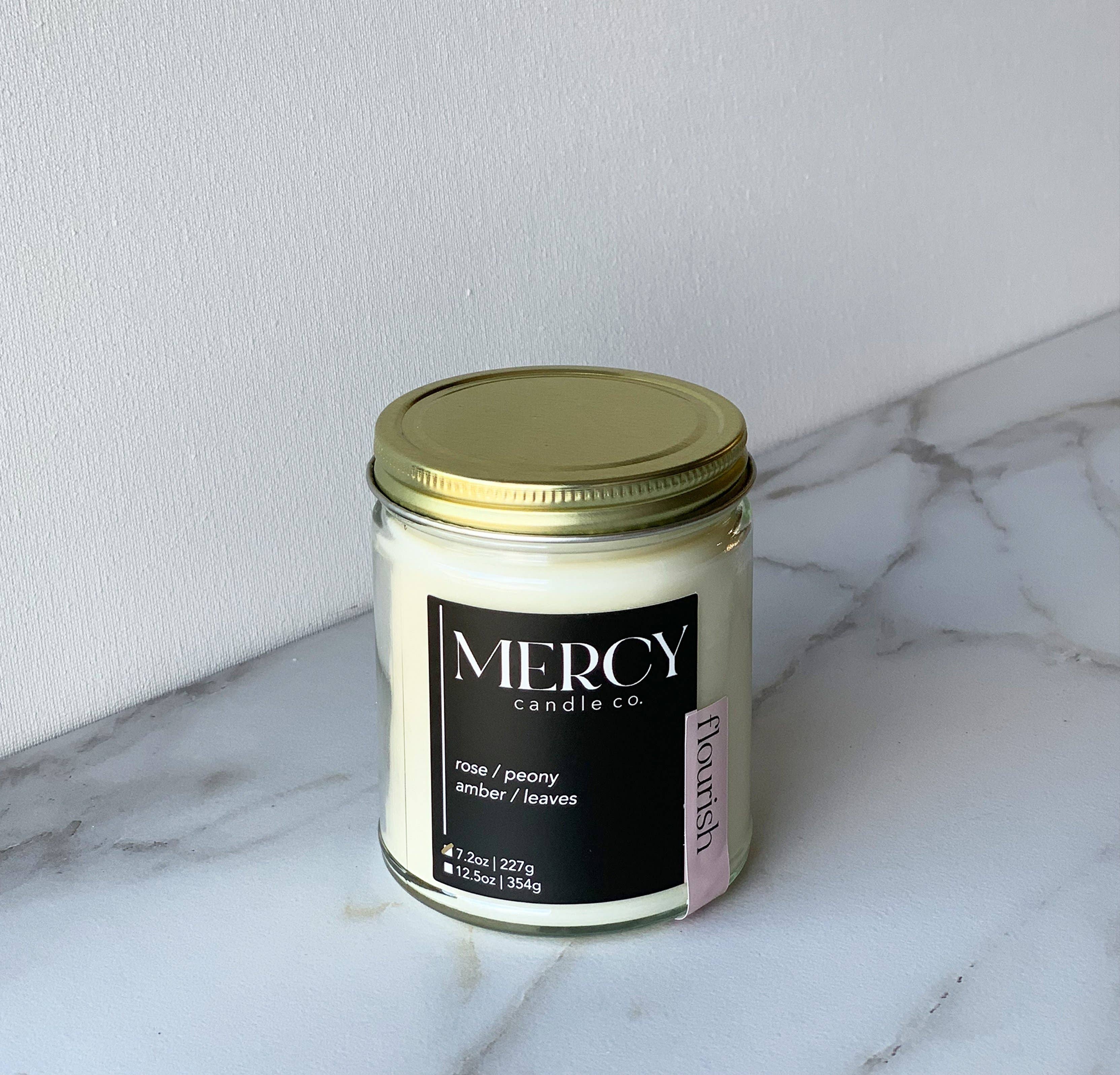 Mercy Candle Co. - Wholesale Jar/Filled Candle - Flourish Signature Candle0
