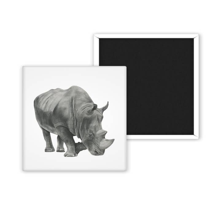 Rhino Fridge Magnet for wholesale by Libra Fine Arts