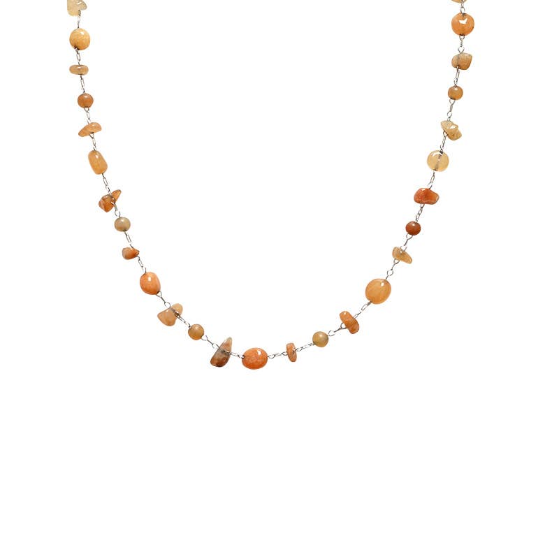 AMORINO SRL – wholesale Pärlband/Pärlhalsband – HALSBAND MED FÄRGADE STENAR - YK22464D8151