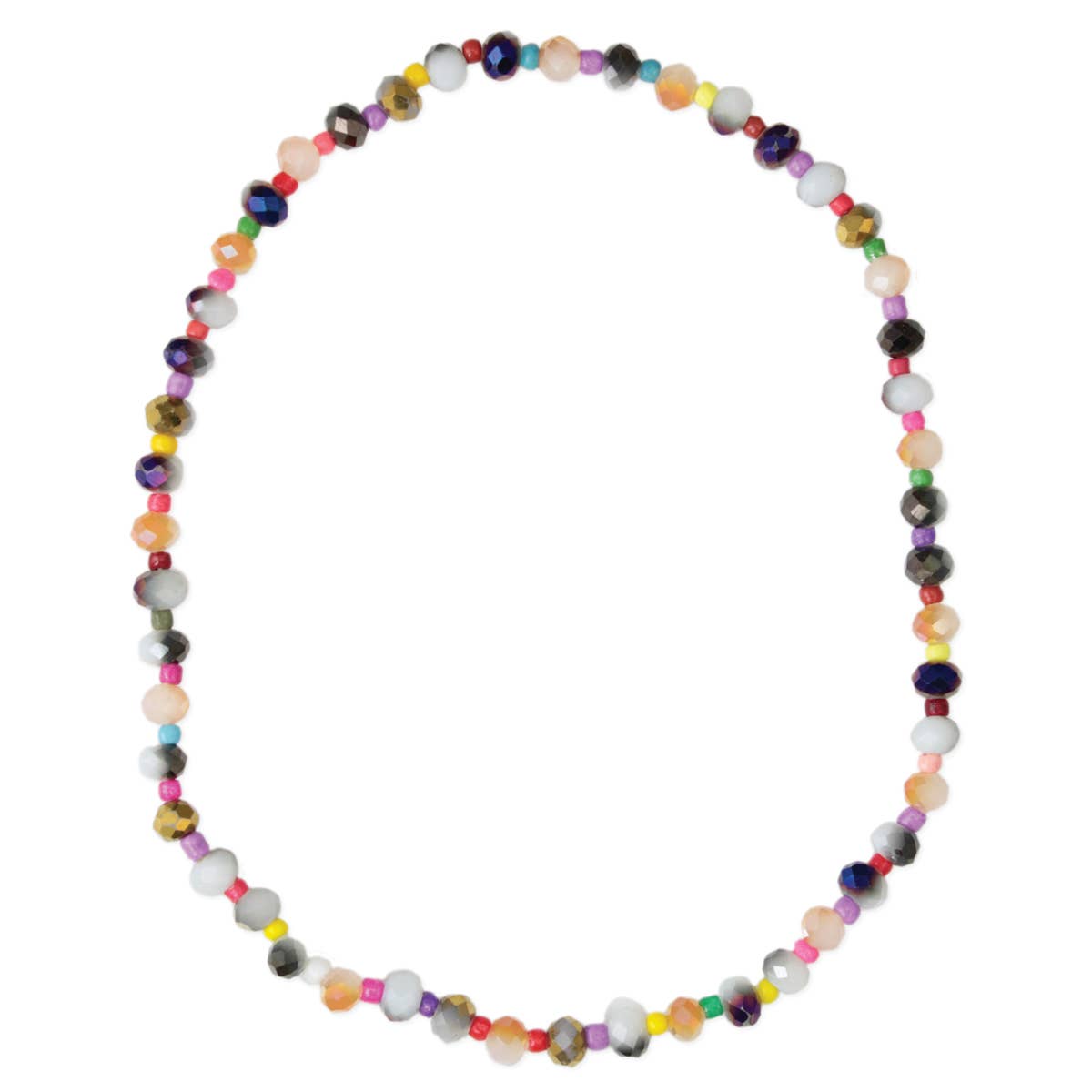 ZAD - Wholesale Anklet - Shimmering Sea Multicolor Bead Stretch Anklet1