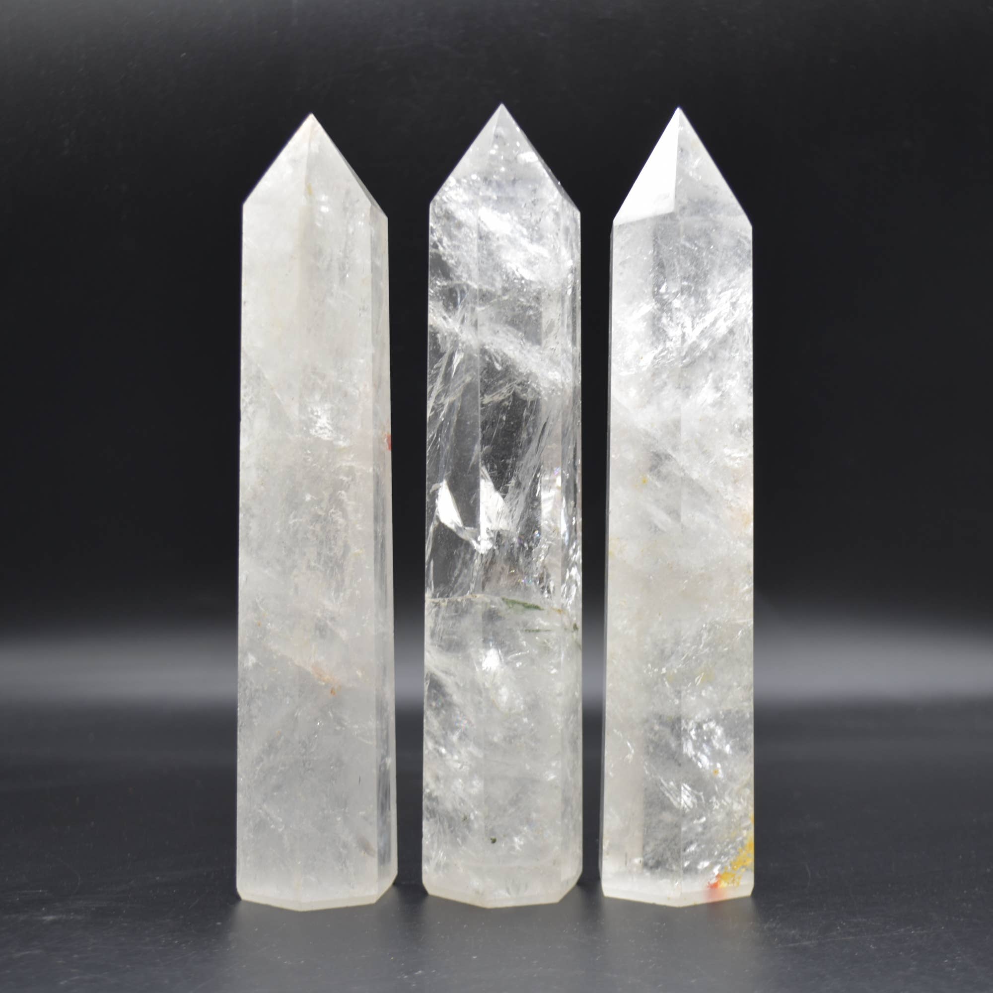 Calder Crystals - Wholesale Spiritual Stone/Crystal - Clear Quartz Crystal Point, Tower, Wand - Choose Size17
