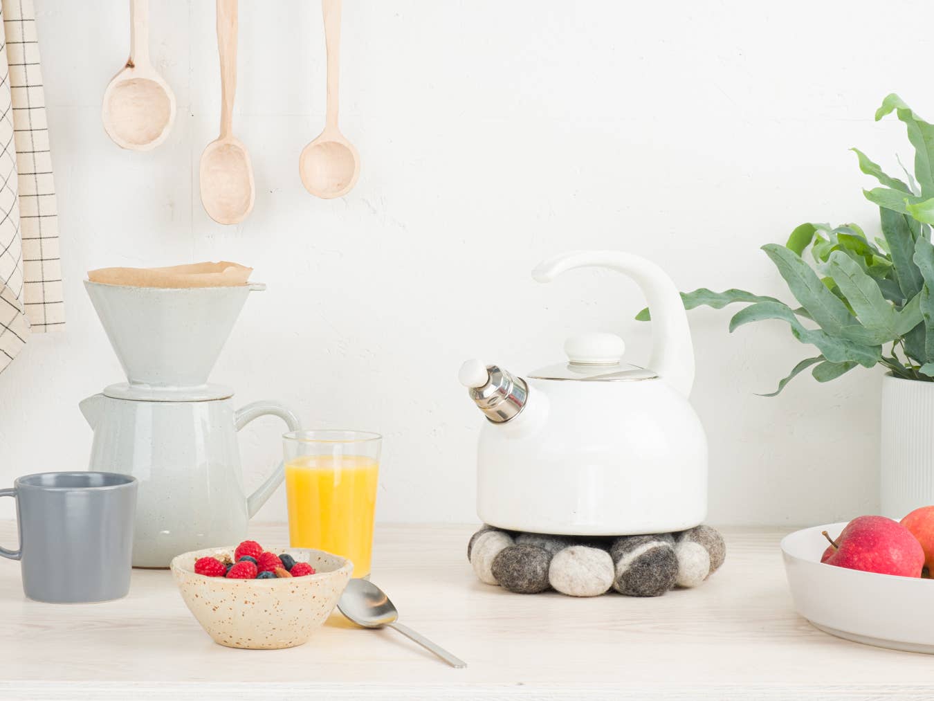 myfelt - Wholesale Trivet - Hardy round trivet 100% wool2