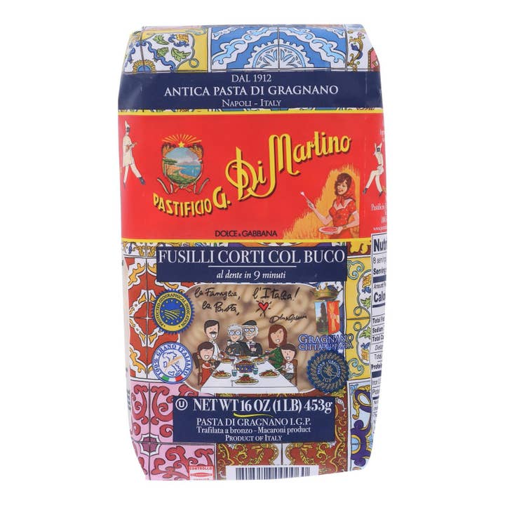 Zia Pia - Wholesale Pasta - Fusilli Corti in D&G Packaging by Pastificio Di Martino