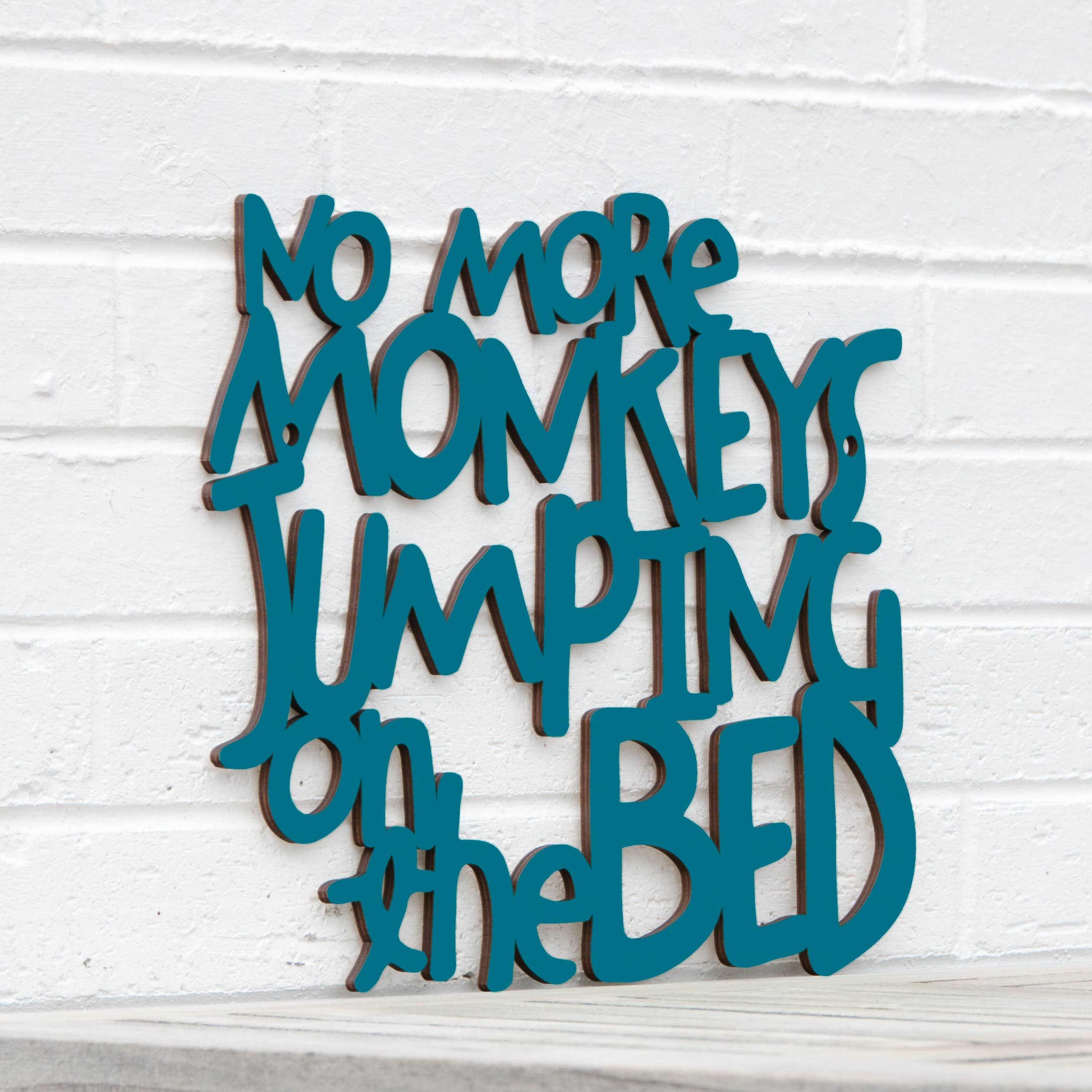 Spunky Fluff - Wholesale Wall Decor - Kids & Baby - No More Monkeys Jumping On The Bed, Kids Playroom Wall Art17